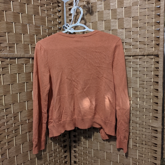 Salmon Pink Cardigan - Picture 2 of 3